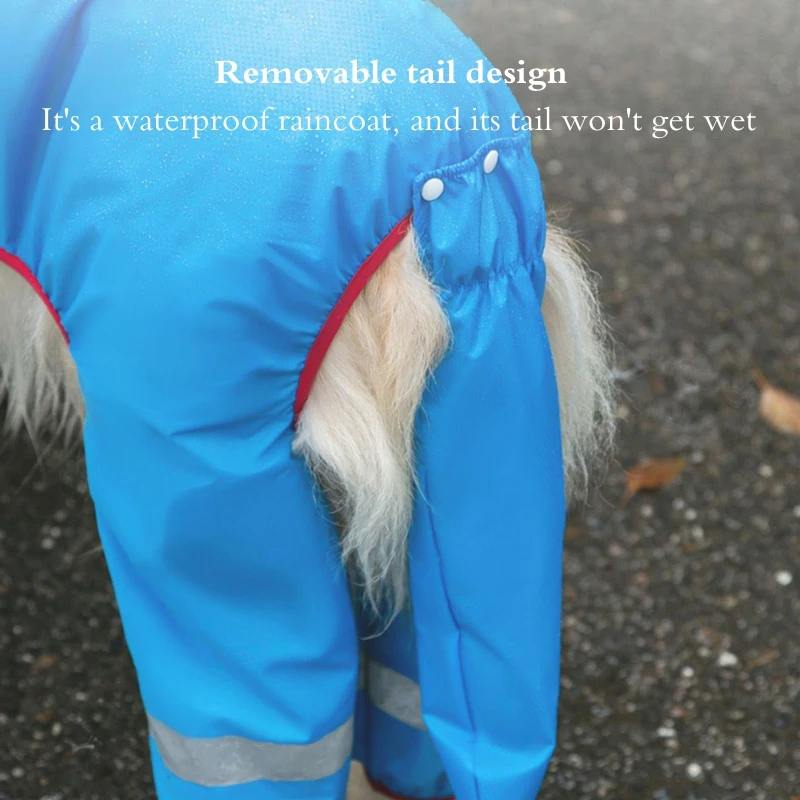 Waterproof Dragon Dog Raincoat with Hood