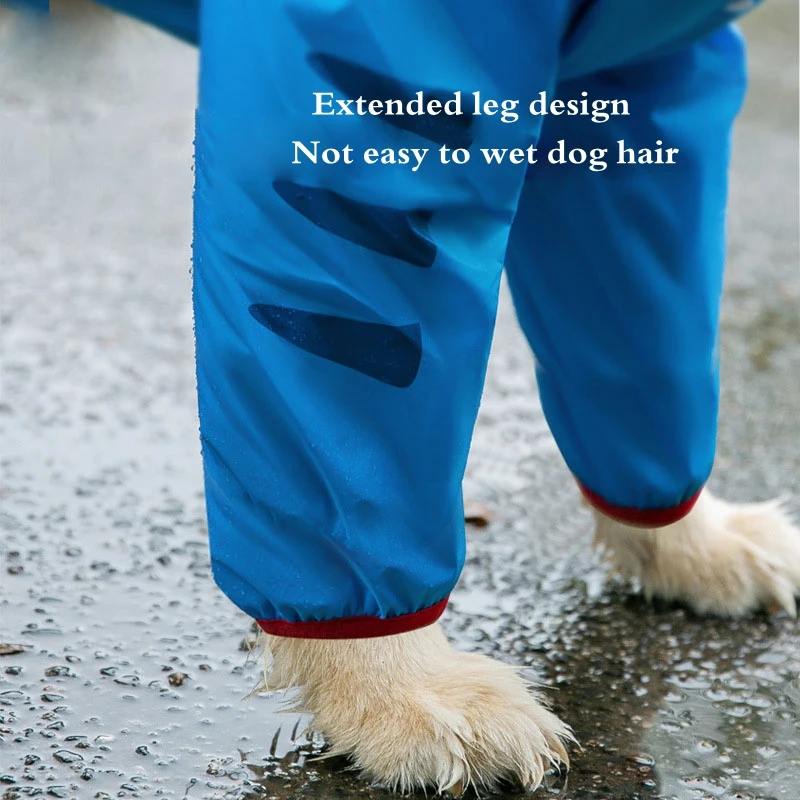 Waterproof Dragon Dog Raincoat with Hood