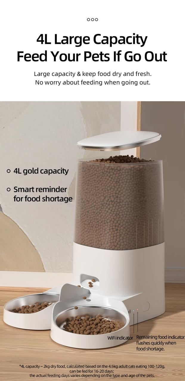 SmartFeast Pro WiFi Pet Feeder