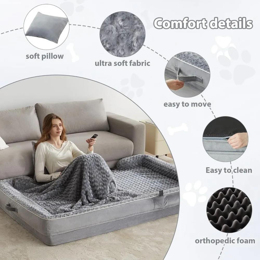 Jumbo Orthopedic Sofa Dog Bed