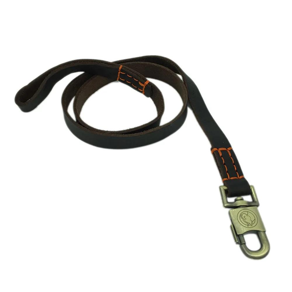 Premium Genuine Leather Dog Leash