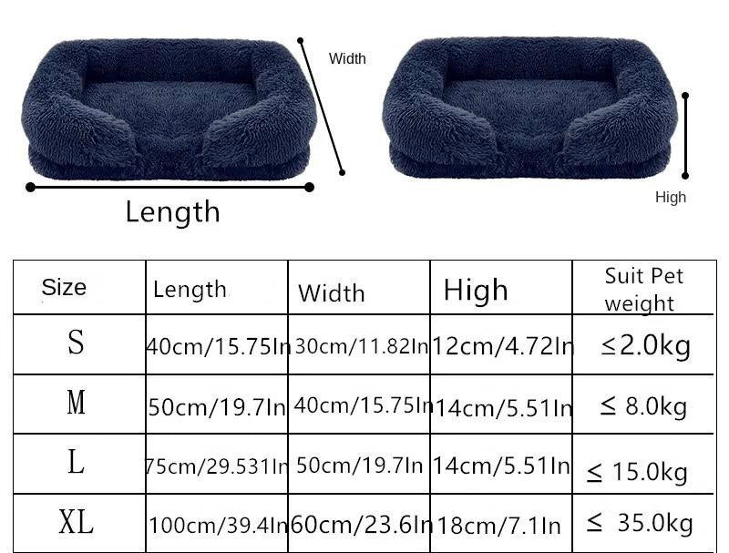 Comfort Memory Foam Dog Sofa Bed