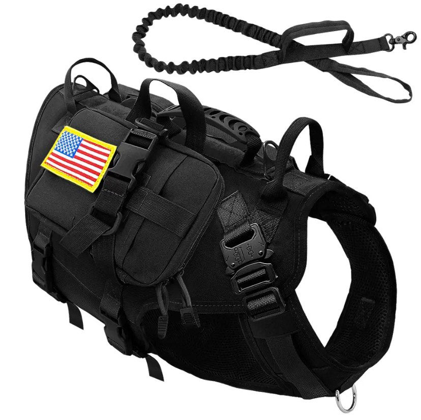 Tactical Dog Harness Military