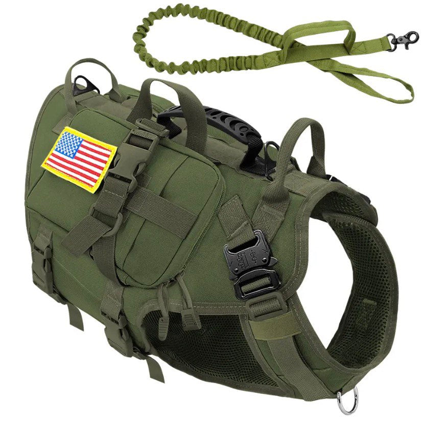 Tactical Dog Harness Military