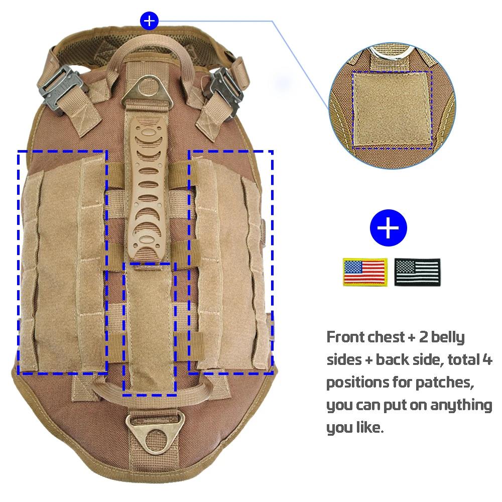 Tactical Dog Harness Military