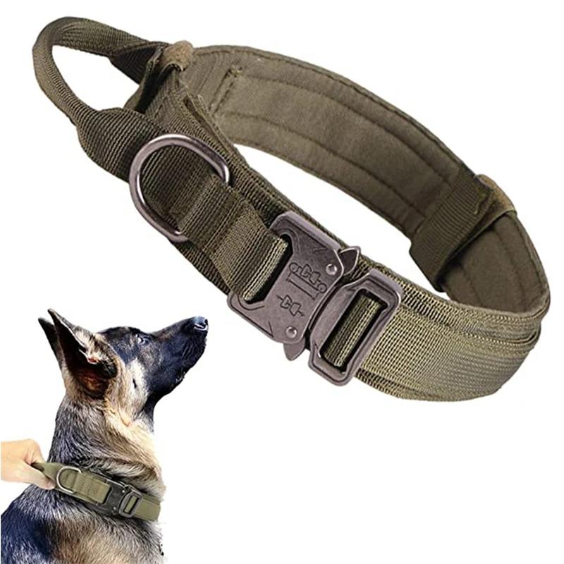 Military Tactical Dog Collar Leash Set