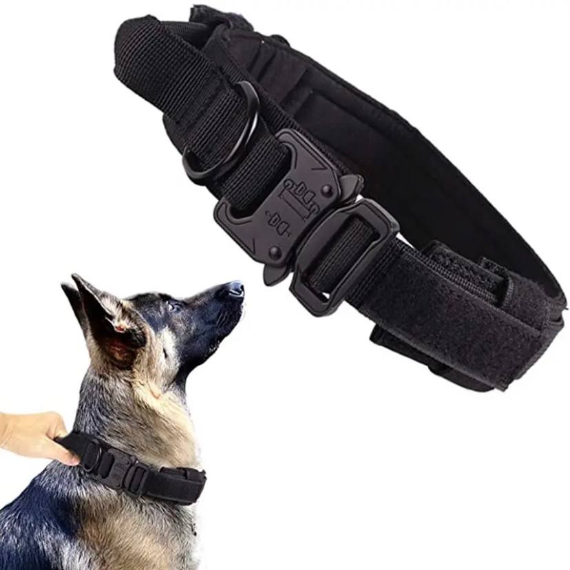 Military Tactical Dog Collar Leash Set