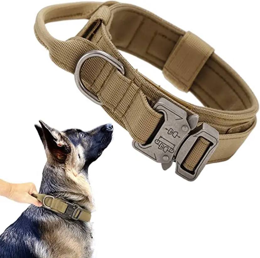 Military Tactical Dog Collar Leash Set