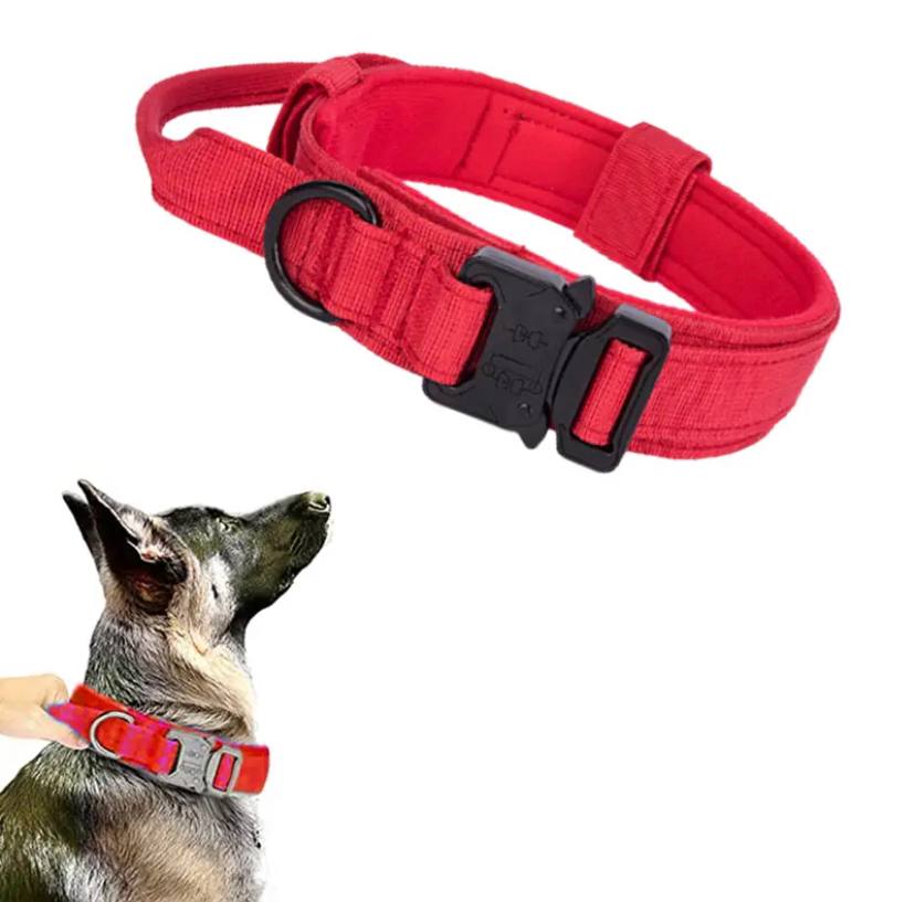 Military Tactical Dog Collar Leash Set