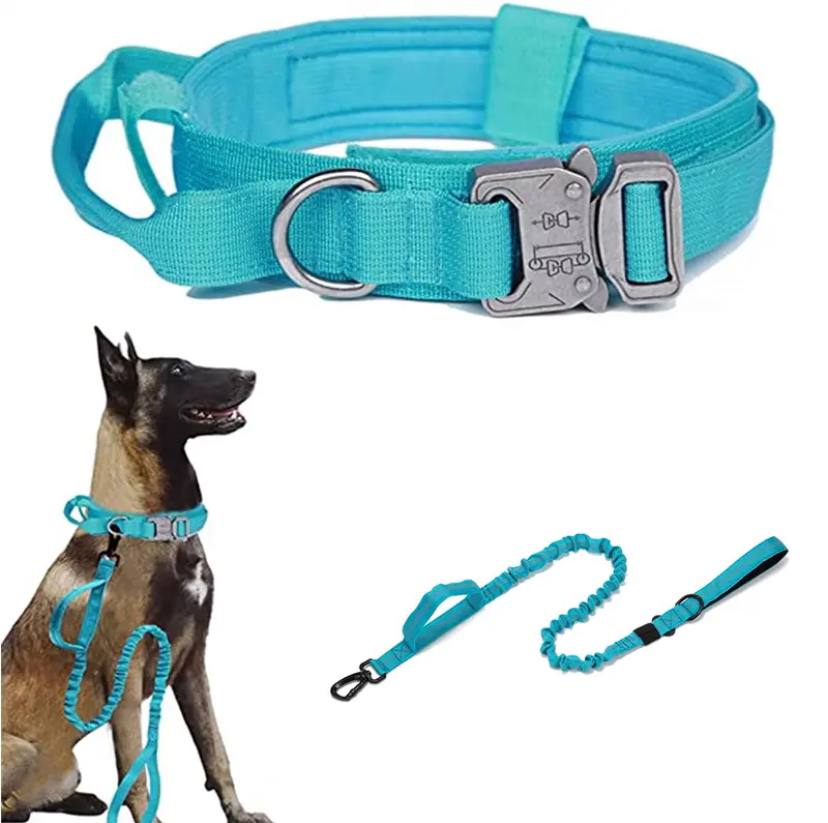 Military Tactical Dog Collar Leash Set