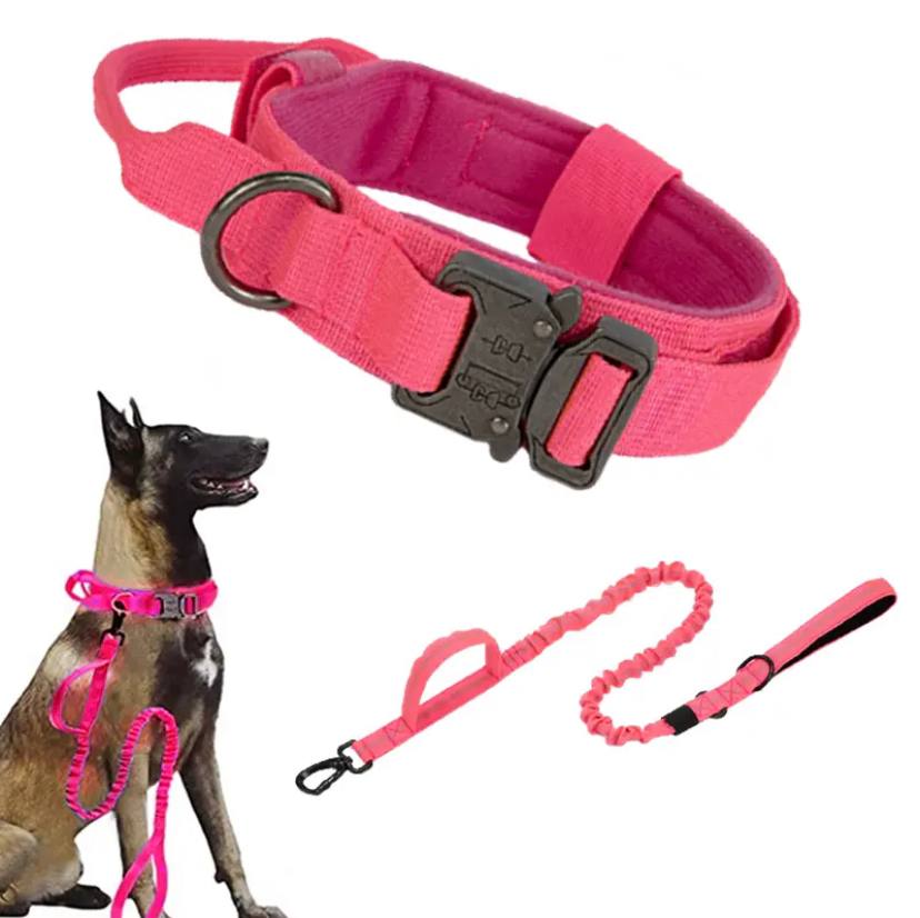 Military Tactical Dog Collar Leash Set