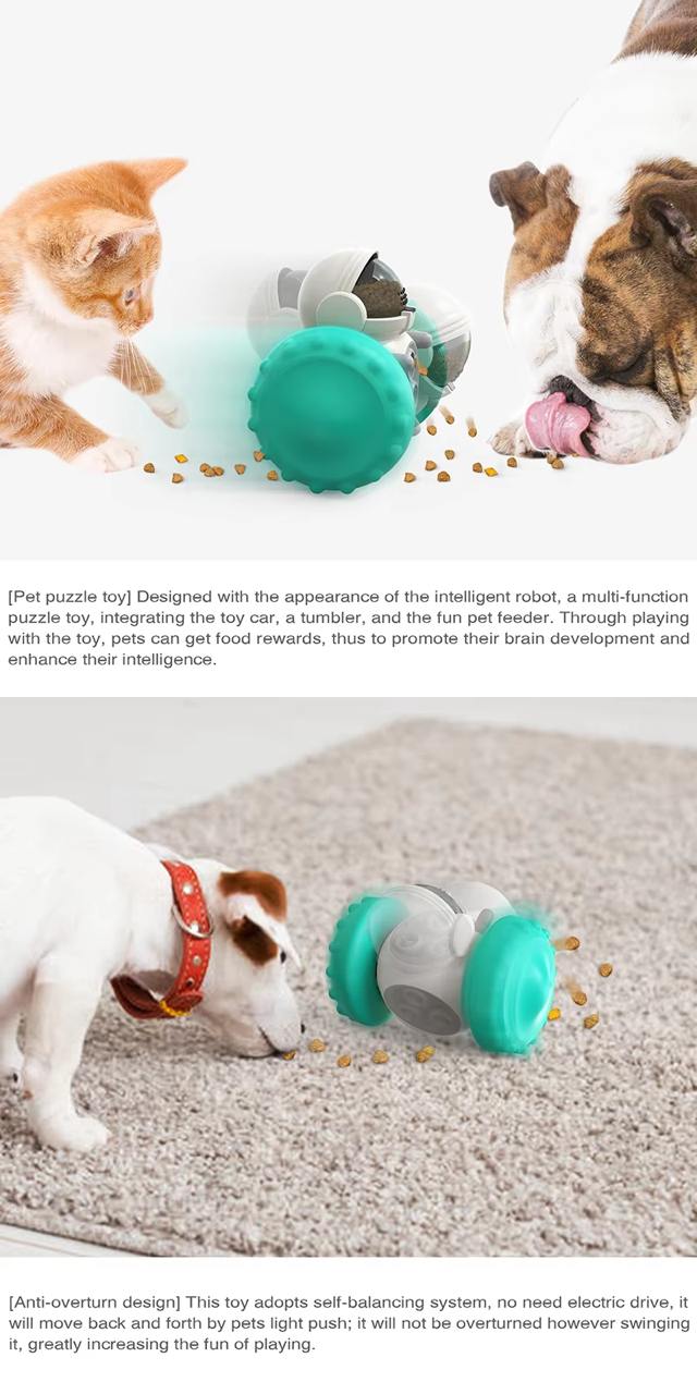 Interactive Dog Treat Dispenser Toy